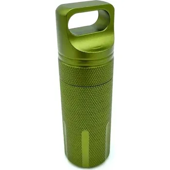 Lékárnička Alu vodotěsná přenosná outdoor lékovka | cestovní organizér na léky | mini cestovní lékárníčka - Zelená