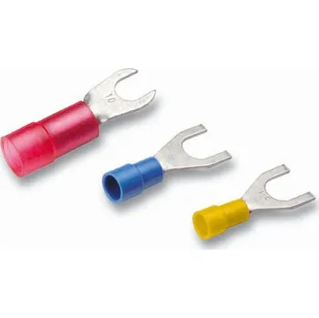 Kabelové oko CIMCO Izolovaná vidlice Cu 4-6/6 mm, žlutá (100 ks) 180164