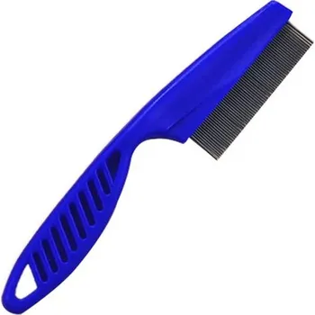 Péče o srst a drápky Hřeben na psy a kočky pro snadnou péči o srst - modrý,14 cm