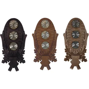 Barometr Dřevo Novák Barometr řezbovaný č.207 Barva: Hnědá