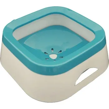 Miska pro psa Psí a kočičí miska proti přelití s velkou kapacitou | miska na krmení pro domácí mazlíčky | 1l - modrý