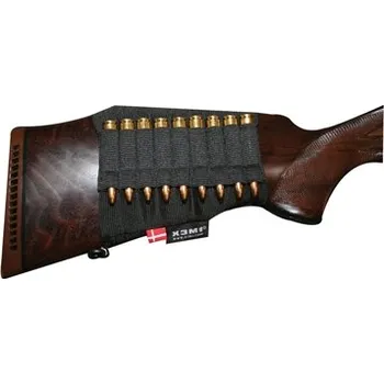 Příslušenství pro sportovní střelbu X3M1 Pouzdro na náboje na pažbu - gumové, kulové