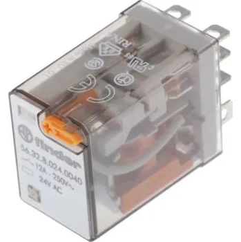 Relé Výkonové relé DPDT zásuvné 24V ac 56 Series