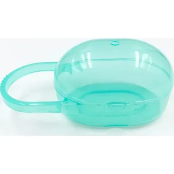 Úložný box Malý plastový úložný box na dudlíky | úložný organizér, cestovní krabička - Zelená