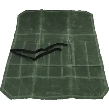 Úložný box Voskovaný úložný vak na nože | kuchyňský organizér, přenosný vak - Zelená