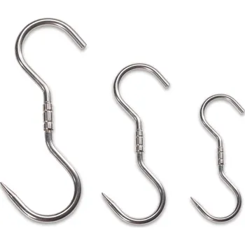 Věšák Landig Otočný háček z nerezové oceli Varianta: 100 kg (větší)