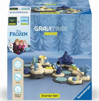 Kuličková dráha Ravensburger GraviTrax Junior Bundle Startovní sada: Ledové království 71 ks