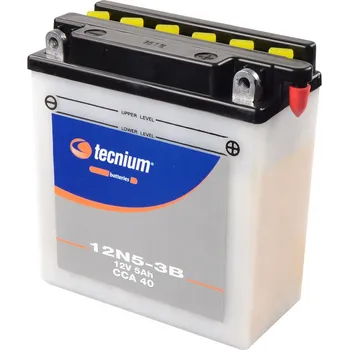 Elektroinstalace pro motocykl Konvenční baterie TECNIUM s kyselinou - 12N5.5-3B 830529
