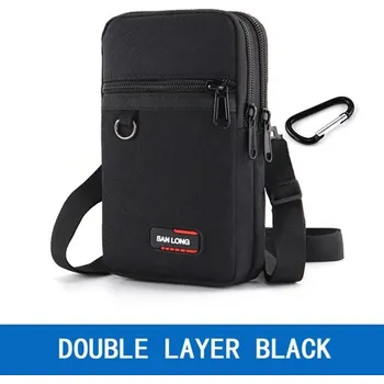 Ledvinka Voděodolná taška na telefon | Pánská ledvinka, Outdoor ledvinka - Černá