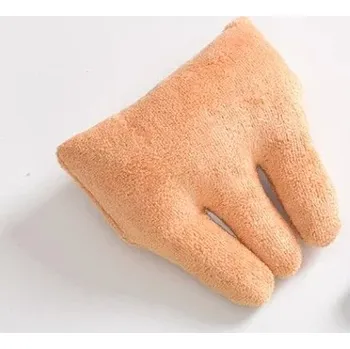 Polštář Polštář pro rehabilitaci prstů a dlaní | rehabilitační pomůcka pro oblast rukou - Hnědé tři prsty