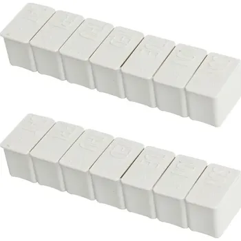 Přenosný týdenní dávkovač léků | krabička na léky, organizér na léky - 2ks Šedá bílá