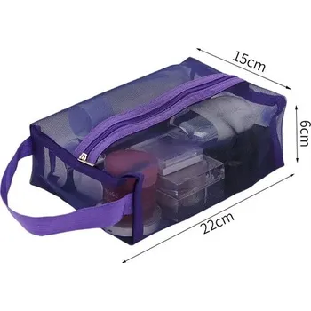 Kosmetická taška Kosmetická taška průhledná | toaletní taštička, cestovní organizér - 22x15x6cm-100018786