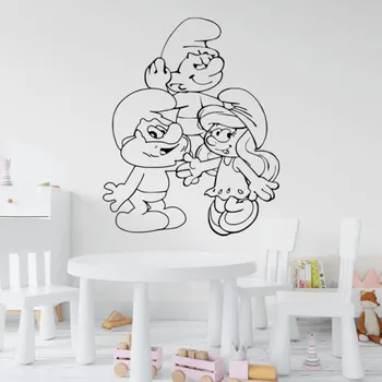 Samolepící dekorace Samolepka Šmoulové