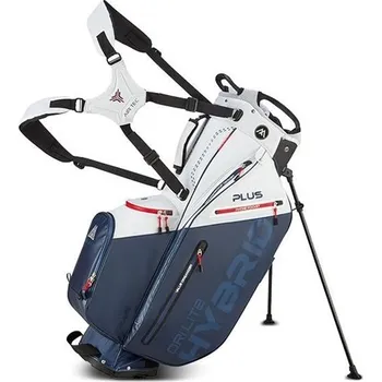 Golfový bag Big Max Big Max Dri Lite Hybrid Plus stand bag WHITE/NAVY/RED