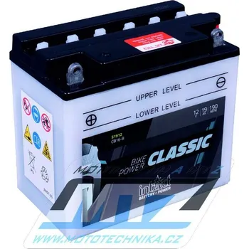 Motobaterie Baterie (akumulátor motocyklový) YB16-B (12V-19Ah) B-YB16B