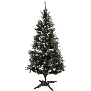 Umělý vánoční stromeček 214339 zelený/bílý 220 cm Vánoční stromek Umělý vánoční stromeček 214339 zelený/bílý 220 cm