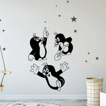 Samolepící dekorace Samolepka Krteček