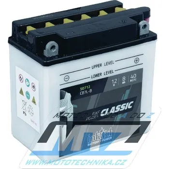 Motobaterie Baterie (akumulátor motocyklový) YB7L-B (12V-8Ah) B-YB7LB