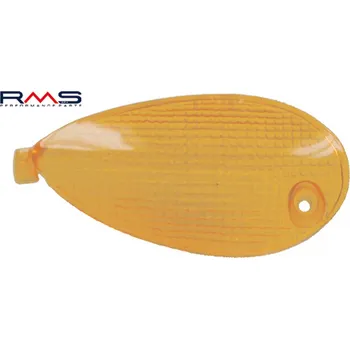 Elektroinstalace pro motocykl Sklo blinkru - levé zadní RMS 246470120 oranžová Homologace PIAGGIO/VESPA Liberty 50 2T 1997-2002