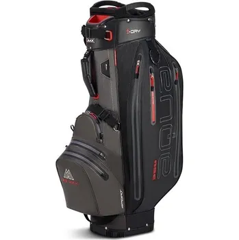 Golfový bag Big Max Big Max AQUA Sport 360 Cart Bag CHARCOAL/ BLACK/ RED