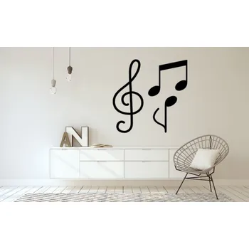 Samolepící dekorace Samolepka Noty- houslový klíč