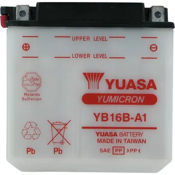 Motobaterie BATERIE-YUASA YB16B-A1(DC)