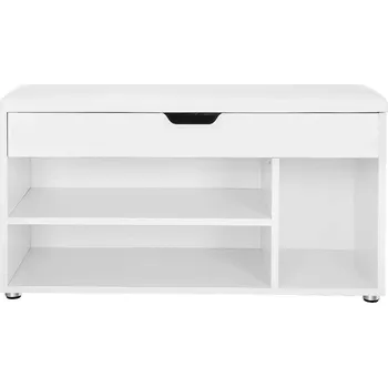 Botník Lehaza LHS30W botník s lavicí 80 x 30 x 44 cm bílý