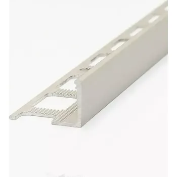 Stavební profil Lišta Havos profil L 9 mm 3 m hliník elox přírodní (Ukončovací profil L schodová masiv)