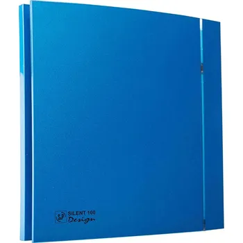 Domácí ventilátor Soler&Palau (Španělsko) Soler&Palau SILENT DESIGN Barva: Modrá, 4C, Průměr [mm]: Ø 100, Funkce: Bez funkce Ø 100 / Ø 120 / Ø 150