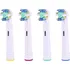 Náhradní hlavice k elektrickému kartáčku Koma NK10 náhradní hlavice pro Oral-B Floss Action EB25A 4 ks