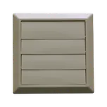 Větrací žaluzie HMZ s přírubou Barva: Béžová, Průměr [mm]: Ø 125 / 200 x 200