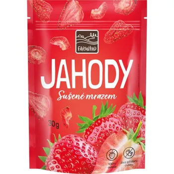 Sušené ovoce Farmland Jahody sušené mrazem 30 g