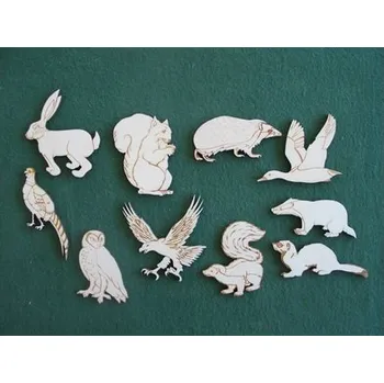 Dřevěná hračka Dřevo Novák Vyřezávané lesní zvířátka č. 2