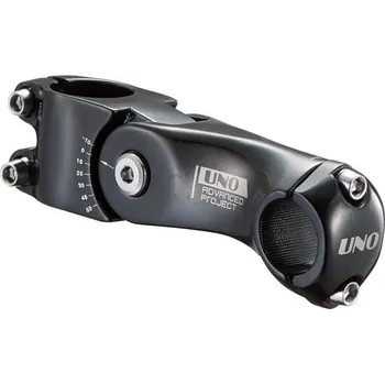 UNO Řídítka jízdního kola s nastavitelným stupněm -10º/40º L:110Mm Ø25,4 Black AS-809A-B