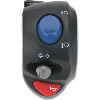 Elektroinstalace pro motocykl Polovina spínače řídítek 7A levá strana DOMINO 0029AA.7A.04-00