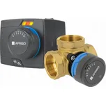 Afriso 3cestný otočný směšovací ventil ARV 385 Vario ProClick + ARM 343 ProClick, DN32, Rp1 1/4, Kvs 7,5-19