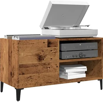 Komoda vidaXL Skříňka na LP desky 84,5x38x48 cm kompozitní dřevo [831955] Barva: Staré dřevo