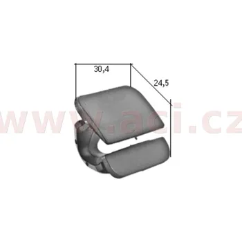 plastová příchytka (sada 10 ks) 50133T