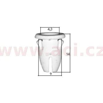 plastová příchytka (sada 10 ks) A0019887681