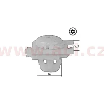 Motodíl plastová příchytka (sada 5 ks) 57325Z
