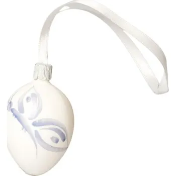 Vánoční ozdoba Koulier Ozdoba Velikonoční vajíčka motýl modrá