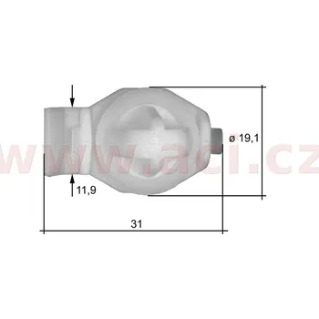 plastová příchytka (sada 5 ks) 72350