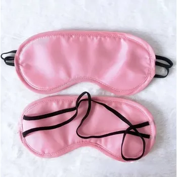 Karnevalová maska Oční maska pro lepší spánek | škraboška pro kvalitní spánek - růžový