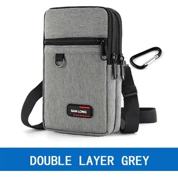 Ledvinka Voděodolná taška na telefon | Pánská ledvinka, Outdoor ledvinka - světle šedá