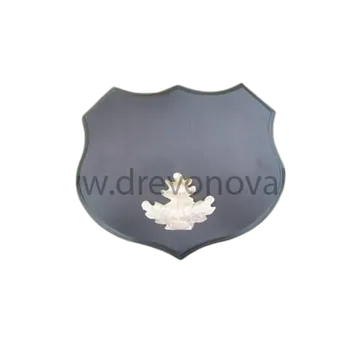 Dřevo Novák Podložka pod trofej, frézovaná, Černá zvěř č.364/L Barva: Černá