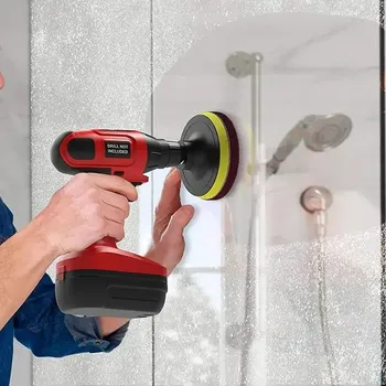 Sada kartáčů na vrtačku pro snadné čištění | podlahový kartáč, úklid koupelny