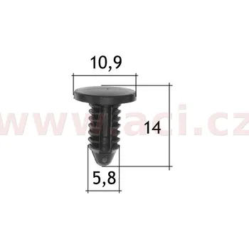 plastová příchytka (sada 10 ks) 58180T