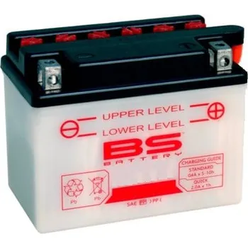Motobaterie Konvenční motocyklová baterie BS-BATTERY BB9-B (YB9-B) Včetně balení kyseliny PIAGGIO/VESPA PX 200 1984-2003