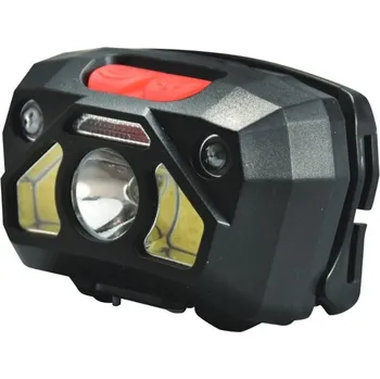 Čelovka ELRED 21 - čelovka s výkonnou červenou LED, Micro-USB nabíjení, pohybový sensor