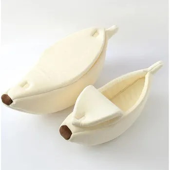 Pelíšek pro kočku Kočičí dům pro domácí mazlíčky - útulný a přenosný | vtipný designový pelíšek pro kočky - Béžová 1ks,M 55 x 20 x 15 cm